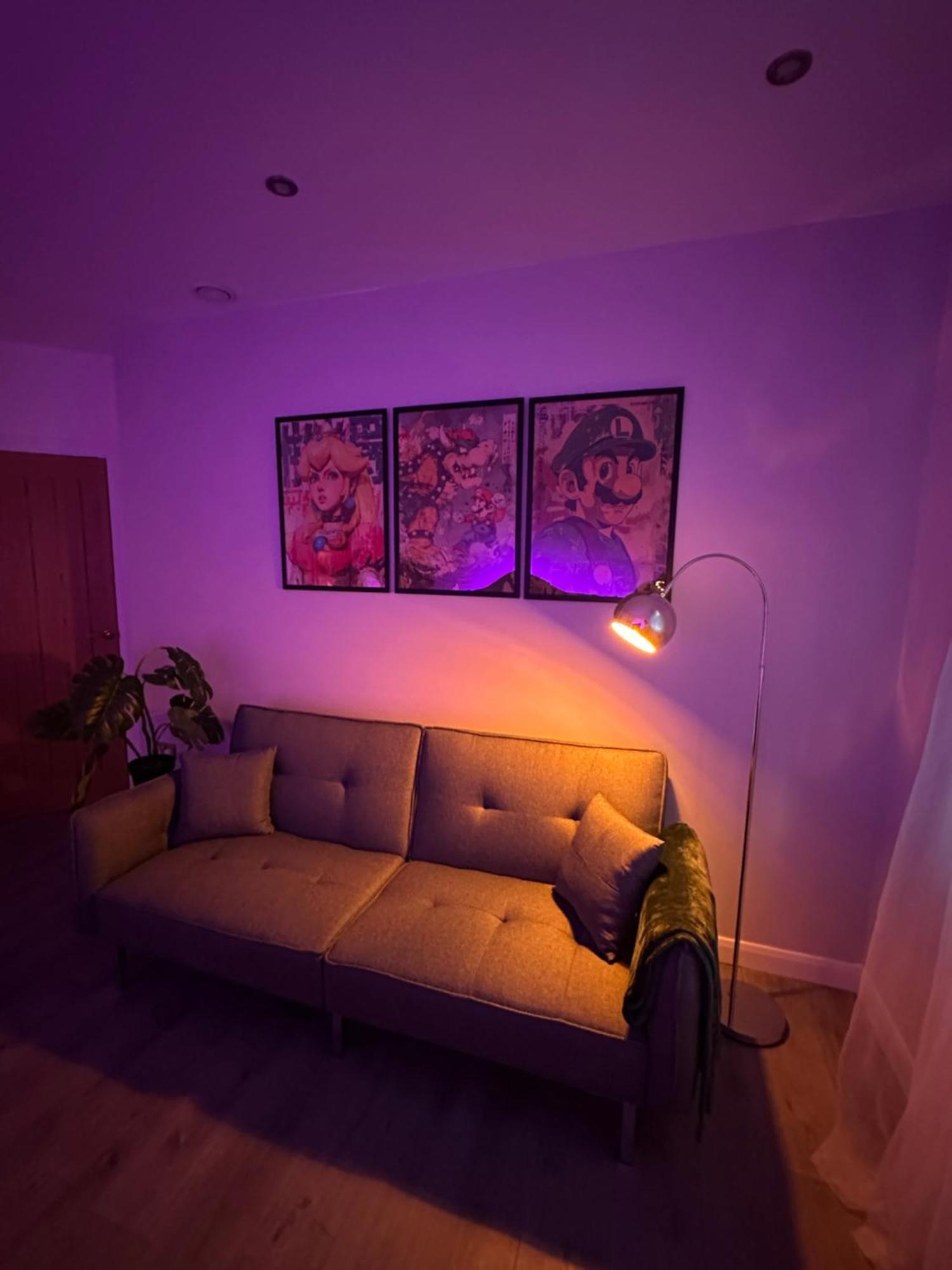Retro Suite A Luxury Apartment With King Size Bed Wii Games And Entertainment Лестер Екстер'єр фото
